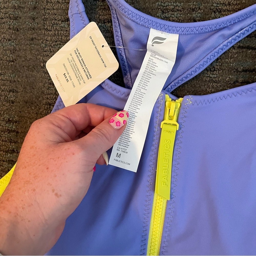 Fabletics Athletic Bikini Racerback Style - Picture 4 of 5